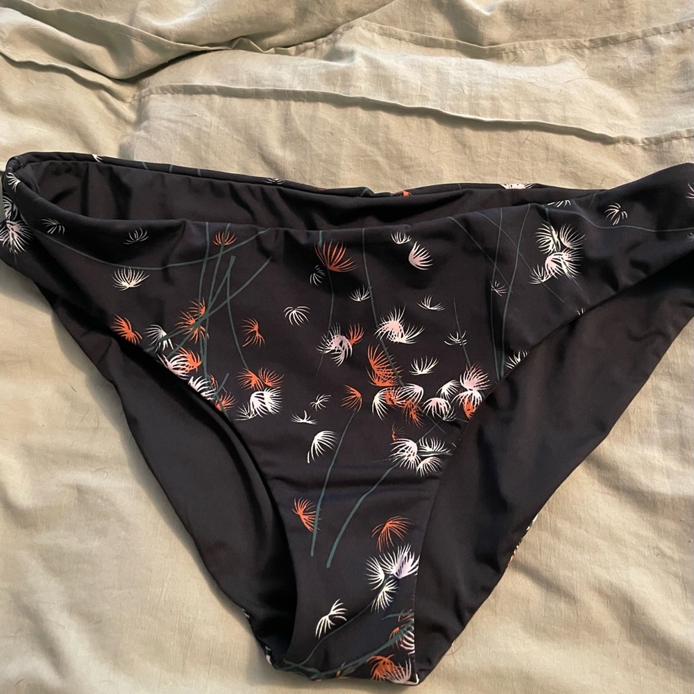 Carve Designs Black Floral Bikini Bottom